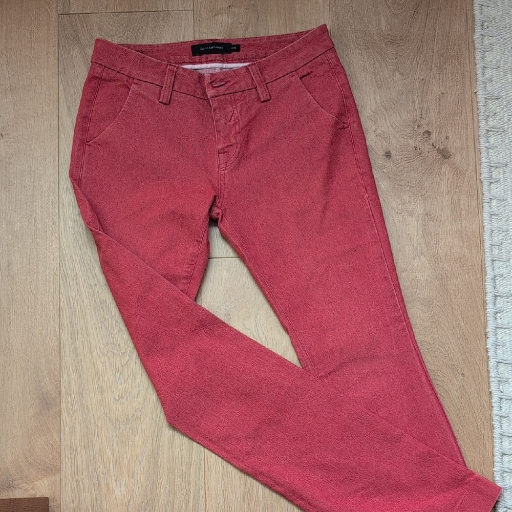 Red Denim Jeans